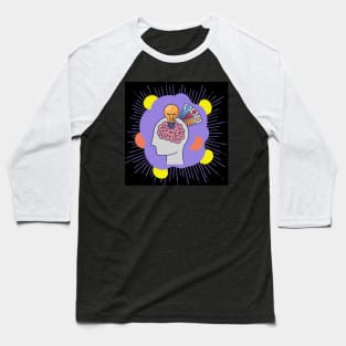 brain Baseball T-Shirt